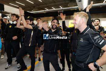 2024-05-11 - Hertz Team Jota, podium, during the 2024 TotalEnergies 6 Hours of Spa-Francorchamps, 3rd round of the 2024 FIA World Endurance Championship, from May 8 to 11, 2024 on the Circuit de Spa-Francorchamps in Stavelot, Belgium - FIA WEC - 6 HOURS OF SPA-FRANCORCHAMPS 2024 - ENDURANCE - MOTORS