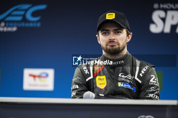 2024-05-11 - STEVENS Will (gbr), Hertz Team Jota, Porsche 963, portrait, press conference during the 2024 TotalEnergies 6 Hours of Spa-Francorchamps, 3rd round of the 2024 FIA World Endurance Championship, from May 8 to 11, 2024 on the Circuit de Spa-Francorchamps in Stavelot, Belgium - FIA WEC - 6 HOURS OF SPA-FRANCORCHAMPS 2024 - ENDURANCE - MOTORS