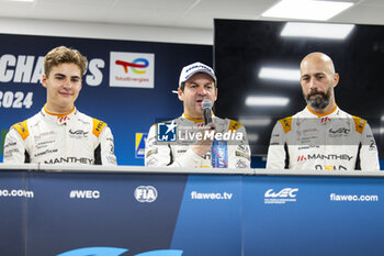 2024-05-11 - 91 LIETZ Richard (aut), SCHURING Morris (nld), SHAHIN Yasser (aus), Manthey EMA, Porsche 911 GT3 R #91, LM GT3, portrait, press conference during the 2024 TotalEnergies 6 Hours of Spa-Francorchamps, 3rd round of the 2024 FIA World Endurance Championship, from May 8 to 11, 2024 on the Circuit de Spa-Francorchamps in Stavelot, Belgium - FIA WEC - 6 HOURS OF SPA-FRANCORCHAMPS 2024 - ENDURANCE - MOTORS