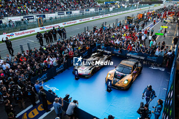 2024-05-11 - Parc Fermé during the 2024 TotalEnergies 6 Hours of Spa-Francorchamps, 3rd round of the 2024 FIA World Endurance Championship, from May 8 to 11, 2024 on the Circuit de Spa-Francorchamps in Stavelot, Belgium - FIA WEC - 6 HOURS OF SPA-FRANCORCHAMPS 2024 - ENDURANCE - MOTORS