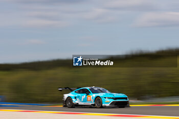 2024-05-11 - 77 BARKER Ben (gbr), HARDWICK Ryan (usa), ROBICHON Zacharie (can), Proton Competition, Ford Mustang GT3 #77, LM GT3, action during the 2024 TotalEnergies 6 Hours of Spa-Francorchamps, 3rd round of the 2024 FIA World Endurance Championship, from May 8 to 11, 2024 on the Circuit de Spa-Francorchamps in Stavelot, Belgium - FIA WEC - 6 HOURS OF SPA-FRANCORCHAMPS 2024 - ENDURANCE - MOTORS