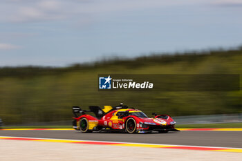 2024-05-11 - 50 FUOCO Antonio (ita), MOLINA Miguel (spa), NIELSEN Nicklas (dnk), Ferrari AF Corse, Ferrari 499P #50, Hypercar, action during the 2024 TotalEnergies 6 Hours of Spa-Francorchamps, 3rd round of the 2024 FIA World Endurance Championship, from May 8 to 11, 2024 on the Circuit de Spa-Francorchamps in Stavelot, Belgium - FIA WEC - 6 HOURS OF SPA-FRANCORCHAMPS 2024 - ENDURANCE - MOTORS