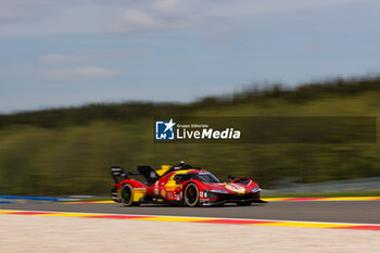 2024-05-11 - 51 PIER GUIDI Alessandro (ita), CALADO James (gbr), GIOVINAZZI Antonio (ita), Ferrari AF Corse, Ferrari 499P #51, Hypercar, action during the 2024 TotalEnergies 6 Hours of Spa-Francorchamps, 3rd round of the 2024 FIA World Endurance Championship, from May 8 to 11, 2024 on the Circuit de Spa-Francorchamps in Stavelot, Belgium - FIA WEC - 6 HOURS OF SPA-FRANCORCHAMPS 2024 - ENDURANCE - MOTORS