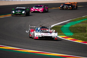 2024-05-11 - 99 JANI Neel (swi), ANDLAUER Julien (fra), Proton Competition, Porsche 963 #99, Hypercar, action damage rear wing during the 2024 TotalEnergies 6 Hours of Spa-Francorchamps, 3rd round of the 2024 FIA World Endurance Championship, from May 8 to 11, 2024 on the Circuit de Spa-Francorchamps in Stavelot, Belgium - FIA WEC - 6 HOURS OF SPA-FRANCORCHAMPS 2024 - ENDURANCE - MOTORS