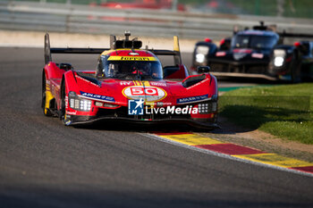 2024-05-11 - 50 FUOCO Antonio (ita), MOLINA Miguel (spa), NIELSEN Nicklas (dnk), Ferrari AF Corse, Ferrari 499P #50, Hypercar, action during the 2024 TotalEnergies 6 Hours of Spa-Francorchamps, 3rd round of the 2024 FIA World Endurance Championship, from May 8 to 11, 2024 on the Circuit de Spa-Francorchamps in Stavelot, Belgium - FIA WEC - 6 HOURS OF SPA-FRANCORCHAMPS 2024 - ENDURANCE - MOTORS