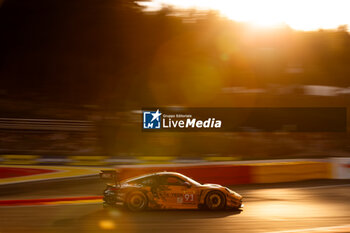 2024-05-11 - 91 LIETZ Richard (aut), SCHURING Morris (nld), SHAHIN Yasser (aus), Manthey EMA, Porsche 911 GT3 R #91, LM GT3, action during the 2024 TotalEnergies 6 Hours of Spa-Francorchamps, 3rd round of the 2024 FIA World Endurance Championship, from May 8 to 11, 2024 on the Circuit de Spa-Francorchamps in Stavelot, Belgium - FIA WEC - 6 HOURS OF SPA-FRANCORCHAMPS 2024 - ENDURANCE - MOTORS