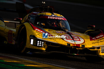 2024-05-11 - 83 KUBICA Robert (pol), SHWARTZMAN Robert (isr), YE Yifei (chn), AF Corse, Ferrari 499P #83, Hypercar, action during the 2024 TotalEnergies 6 Hours of Spa-Francorchamps, 3rd round of the 2024 FIA World Endurance Championship, from May 8 to 11, 2024 on the Circuit de Spa-Francorchamps in Stavelot, Belgium - FIA WEC - 6 HOURS OF SPA-FRANCORCHAMPS 2024 - ENDURANCE - MOTORS