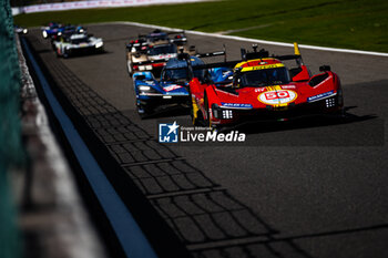 2024-05-11 - 50 FUOCO Antonio (ita), MOLINA Miguel (spa), NIELSEN Nicklas (dnk), Ferrari AF Corse, Ferrari 499P #50, Hypercar, action during the 2024 TotalEnergies 6 Hours of Spa-Francorchamps, 3rd round of the 2024 FIA World Endurance Championship, from May 8 to 11, 2024 on the Circuit de Spa-Francorchamps in Stavelot, Belgium - FIA WEC - 6 HOURS OF SPA-FRANCORCHAMPS 2024 - ENDURANCE - MOTORS