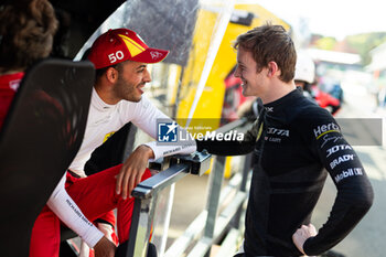 2024-05-11 - ILOTT Callum (gbr), Hertz Team Jota, Porsche 963, portrait, FUOCO Antonio (ita), Ferrari AF Corse, Ferrari 499P, portrait during the 2024 TotalEnergies 6 Hours of Spa-Francorchamps, 3rd round of the 2024 FIA World Endurance Championship, from May 8 to 11, 2024 on the Circuit de Spa-Francorchamps in Stavelot, Belgium - FIA WEC - 6 HOURS OF SPA-FRANCORCHAMPS 2024 - ENDURANCE - MOTORS