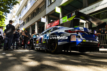 2024-06-07 - 46 MARTIN Maxime (bel), ROSSI Valentino (ita), AL HARTHY Ahmad (omn), Team WRT, BMW M4 GT3 #46, LM GT3 #44, FIA WEC, ambiance during the Scrutineering of the 2024 24 Hours of Le Mans, 4th round of the 2024 FIA World Endurance Championship, on the Place de la République, from June 7 to 8, 2024 in Le Mans, France - 24 HEURES DU MANS 2024 - SCRUTINEERING - ENDURANCE - MOTORS