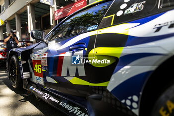 2024-06-07 - 36 VAXIVIERE Matthieu (fra), SCHUMACHER Mick (ger), LAPIERRE Nicolas (fra), Alpine Endurance Team, Alpine A424 #36, Hypercar, FIA WEC, ambiance during the Scrutineering of the 2024 24 Hours of Le Mans, 4th round of the 2024 FIA World Endurance Championship, on the Place de la République, from June 7 to 8, 2024 in Le Mans, France - 24 HEURES DU MANS 2024 - SCRUTINEERING - ENDURANCE - MOTORS