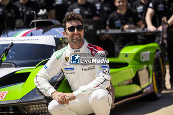 2024-06-07 - CALDARELLI Andrea (ita), Lamborghini Iron Lynx, Lamborghini SC63 #19, Hypercar, portrait during the Scrutineering of the 2024 24 Hours of Le Mans, 4th round of the 2024 FIA World Endurance Championship, on the Place de la République, from June 7 to 8, 2024 in Le Mans, France - 24 HEURES DU MANS 2024 - SCRUTINEERING - ENDURANCE - MOTORS