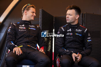 2024-06-07 - SCHUMACHER Mick (ger), Alpine Endurance Team, Alpine A424 #36, Hypercar, FIA WEC, VAXIVIERE Matthieu (fra), Alpine Endurance Team, Alpine A424 #36, Hypercar, FIA WEC, portrait during the Scrutineering of the 2024 24 Hours of Le Mans, 4th round of the 2024 FIA World Endurance Championship, on the Place de la République, from June 7 to 8, 2024 in Le Mans, France - 24 HEURES DU MANS 2024 - SCRUTINEERING - ENDURANCE - MOTORS