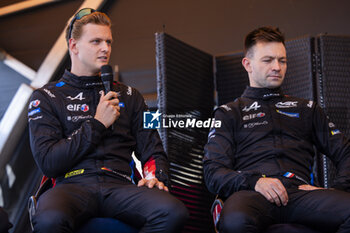 2024-06-07 - SCHUMACHER Mick (ger), Alpine Endurance Team, Alpine A424 #36, Hypercar, FIA WEC, portrait during the Scrutineering of the 2024 24 Hours of Le Mans, 4th round of the 2024 FIA World Endurance Championship, on the Place de la République, from June 7 to 8, 2024 in Le Mans, France - 24 HEURES DU MANS 2024 - SCRUTINEERING - ENDURANCE - MOTORS