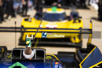 2024-06-07 - 02 BAMBER Earl (nzl), LYNN Alex (gbr), PALOU Alex (spa), Cadillac Racing, Cadillac V-Series.R #02, Hypercar, FIA WEC, ambiance during the Scrutineering of the 2024 24 Hours of Le Mans, 4th round of the 2024 FIA World Endurance Championship, on the Place de la République, from June 7 to 8, 2024 in Le Mans, France - 24 HEURES DU MANS 2024 - SCRUTINEERING - ENDURANCE - MOTORS