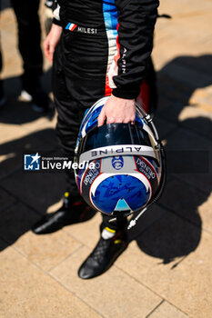 2024-06-07 - MILESI Charles (fra), Alpine Endurance Team #35, Alpine A424, Hypercar, FIA WEC, portrait during the Scrutineering of the 2024 24 Hours of Le Mans, 4th round of the 2024 FIA World Endurance Championship, on the Place de la République, from June 7 to 8, 2024 in Le Mans, France - 24 HEURES DU MANS 2024 - SCRUTINEERING - ENDURANCE - MOTORS