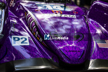 2024-06-06 - 14 HYETT PJ (usa), DELETRAZ Louis (swi), QUINN Alex (gbr), AO by TF, Oreca 07 - Gibson #14, LMP2 PRO/AM, ambiance during the Scrutineering of the 2024 24 Hours of Le Mans, 4th round of the 2024 FIA World Endurance Championship, on the Place de la République, from June 7 to 8, 2024 in Le Mans, France - 24 HEURES DU MANS 2024 - SCRUTINEERING - ENDURANCE - MOTORS