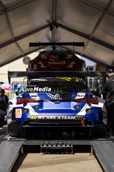 2024-06-06 - 46 MARTIN Maxime (bel), ROSSI Valentino (ita), AL HARTHY Ahmad (omn), Team WRT, BMW M4 GT3 #46, LM GT3 #44, FIA WEC, ambiance during the Scrutineering of the 2024 24 Hours of Le Mans, 4th round of the 2024 FIA World Endurance Championship, on the Place de la République, from June 7 to 8, 2024 in Le Mans, France - 24 HEURES DU MANS 2024 - SCRUTINEERING - ENDURANCE - MOTORS