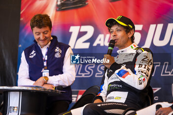 2024-06-06 - ROSSI Valentino (ita), Team WRT, BMW M4 GT3 #46, LM GT3 #44, FIA WEC, portrait during the Scrutineering of the 2024 24 Hours of Le Mans, 4th round of the 2024 FIA World Endurance Championship, on the Place de la République, from June 7 to 8, 2024 in Le Mans, France - 24 HEURES DU MANS 2024 - SCRUTINEERING - ENDURANCE - MOTORS