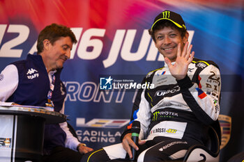 2024-06-06 - ROSSI Valentino (ita), Team WRT, BMW M4 GT3 #46, LM GT3 #44, FIA WEC, portrait during the Scrutineering of the 2024 24 Hours of Le Mans, 4th round of the 2024 FIA World Endurance Championship, on the Place de la République, from June 7 to 8, 2024 in Le Mans, France - 24 HEURES DU MANS 2024 - SCRUTINEERING - ENDURANCE - MOTORS