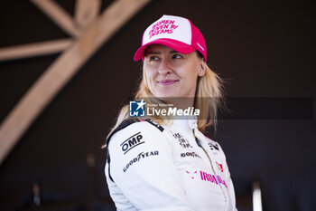 2024-06-06 - GATTING Michelle (dnk), Iron Dames, Lamborghini Huracan GT3 Evo2 #85, LM GT3, FIA WEC, portrait during the Scrutineering of the 2024 24 Hours of Le Mans, 4th round of the 2024 FIA World Endurance Championship, on the Place de la République, from June 7 to 8, 2024 in Le Mans, France - 24 HEURES DU MANS 2024 - SCRUTINEERING - ENDURANCE - MOTORS