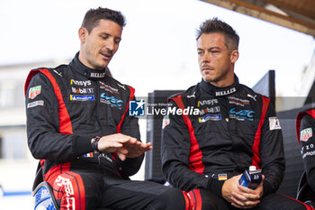 2024-06-08 - ESTRE Kevin (fra), Porsche Penske Motorsport, Porsche 963 #06, Hypercar, FIA WEC, LOTTERER André (ger), Porsche Penske Motorsport, Porsche 963 #06, Hypercar, FIA WEC, portrait during the Scrutineering of the 2024 24 Hours of Le Mans, 4th round of the 2024 FIA World Endurance Championship, on the Place de la République, from June 7 to 8, 2024 in Le Mans, France - 24 HEURES DU MANS 2024 - SCRUTINEERING - ENDURANCE - MOTORS