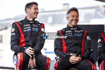 2024-06-08 - ESTRE Kevin (fra), Porsche Penske Motorsport, Porsche 963 #06, Hypercar, FIA WEC, LOTTERER André (ger), Porsche Penske Motorsport, Porsche 963 #06, Hypercar, FIA WEC, portrait during the Scrutineering of the 2024 24 Hours of Le Mans, 4th round of the 2024 FIA World Endurance Championship, on the Place de la République, from June 7 to 8, 2024 in Le Mans, France - 24 HEURES DU MANS 2024 - SCRUTINEERING - ENDURANCE - MOTORS