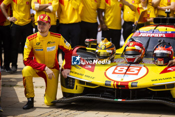 2024-06-08 - SHWARTZMAN Robert (isr), AF Corse, Ferrari 499P #83, Hypercar, FIA WEC, portrait during the Scrutineering of the 2024 24 Hours of Le Mans, 4th round of the 2024 FIA World Endurance Championship, on the Place de la République, from June 7 to 8, 2024 in Le Mans, France - 24 HEURES DU MANS 2024 - SCRUTINEERING - ENDURANCE - MOTORS