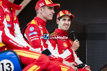 2024-06-08 - GIOVINAZZI Antonio (ita), Ferrari AF Corse, Ferrari 499P #51, Hypercar, FIA WEC, portrait during the Scrutineering of the 2024 24 Hours of Le Mans, 4th round of the 2024 FIA World Endurance Championship, on the Place de la République, from June 7 to 8, 2024 in Le Mans, France - 24 HEURES DU MANS 2024 - SCRUTINEERING - ENDURANCE - MOTORS