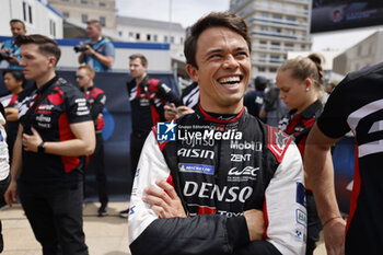 2024-06-08 - DE VRIES Nyck (nld), Toyota Gazoo Racing, Toyota GR010 - Hybrid #07, Hypercar, FIA WEC, portrait during the Scrutineering of the 2024 24 Hours of Le Mans, 4th round of the 2024 FIA World Endurance Championship, on the Place de la République, from June 7 to 8, 2024 in Le Mans, France - 24 HEURES DU MANS 2024 - SCRUTINEERING - ENDURANCE - MOTORS