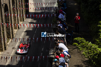 2024-06-08 - 05 CAMPBELL Matt (aus), CHRISTENSEN Michael (dnk), MAKOWIECKI Frédéric (fra), Porsche Penske Motorsport, Porsche 963 #05, Hypercar, FIA WEC, action during the City Centre Procession of the 2024 24 Hours of Le Mans, 4th round of the 2024 FIA World Endurance Championship, on June 8, 2024 in Le Mans, France - 24 HEURES DU MANS 2024 - CITY CENTRE PROCESSION - ENDURANCE - MOTORS