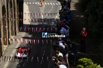 2024-06-08 - 05 CAMPBELL Matt (aus), CHRISTENSEN Michael (dnk), MAKOWIECKI Frédéric (fra), Porsche Penske Motorsport, Porsche 963 #05, Hypercar, FIA WEC, action during the City Centre Procession of the 2024 24 Hours of Le Mans, 4th round of the 2024 FIA World Endurance Championship, on June 8, 2024 in Le Mans, France - 24 HEURES DU MANS 2024 - CITY CENTRE PROCESSION - ENDURANCE - MOTORS