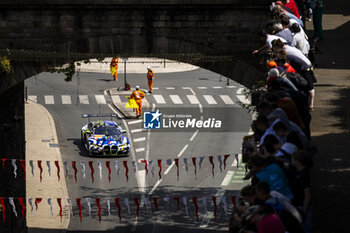 2024-06-08 - 46 MARTIN Maxime (bel), ROSSI Valentino (ita), AL HARTHY Ahmad (omn), Team WRT, BMW M4 GT3 #46, LM GT3 #44, FIA WEC, action during the City Centre Procession of the 2024 24 Hours of Le Mans, 4th round of the 2024 FIA World Endurance Championship, on June 8, 2024 in Le Mans, France - 24 HEURES DU MANS 2024 - CITY CENTRE PROCESSION - ENDURANCE - MOTORS