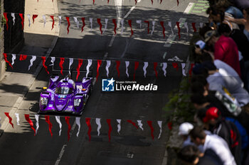 2024-06-08 - 14 HYETT PJ (usa), DELETRAZ Louis (swi), QUINN Alex (gbr), AO by TF, Oreca 07 - Gibson #14, LMP2 PRO/AM, action during the City Centre Procession of the 2024 24 Hours of Le Mans, 4th round of the 2024 FIA World Endurance Championship, on June 8, 2024 in Le Mans, France - 24 HEURES DU MANS 2024 - CITY CENTRE PROCESSION - ENDURANCE - MOTORS