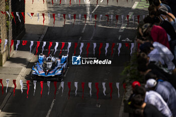 2024-06-08 - 36 VAXIVIERE Matthieu (fra), SCHUMACHER Mick (ger), LAPIERRE Nicolas (fra), Alpine Endurance Team, Alpine A424 #36, Hypercar, FIA WEC, action during the City Centre Procession of the 2024 24 Hours of Le Mans, 4th round of the 2024 FIA World Endurance Championship, on June 8, 2024 in Le Mans, France - 24 HEURES DU MANS 2024 - CITY CENTRE PROCESSION - ENDURANCE - MOTORS