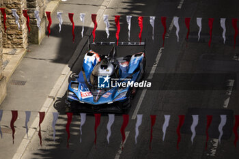 2024-06-08 - 36 VAXIVIERE Matthieu (fra), SCHUMACHER Mick (ger), LAPIERRE Nicolas (fra), Alpine Endurance Team, Alpine A424 #36, Hypercar, FIA WEC, action during the City Centre Procession of the 2024 24 Hours of Le Mans, 4th round of the 2024 FIA World Endurance Championship, on June 8, 2024 in Le Mans, France - 24 HEURES DU MANS 2024 - CITY CENTRE PROCESSION - ENDURANCE - MOTORS