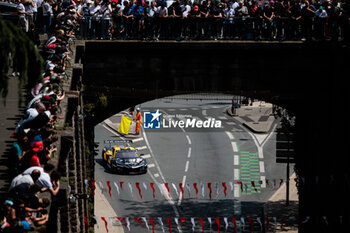 2024-06-08 - 82 JUNCADELLA Daniel (spa), BAUD Sébastien (fra), KOIZUMI Hiroshi (jpn), TF Sport, Corvette Z06 GT3.R #82, LM GT3, FIA WEC, action during the City Centre Procession of the 2024 24 Hours of Le Mans, 4th round of the 2024 FIA World Endurance Championship, on June 8, 2024 in Le Mans, France - 24 HEURES DU MANS 2024 - CITY CENTRE PROCESSION - ENDURANCE - MOTORS