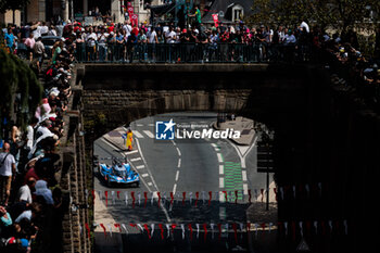 2024-06-08 - 36 VAXIVIERE Matthieu (fra), SCHUMACHER Mick (ger), LAPIERRE Nicolas (fra), Alpine Endurance Team, Alpine A424 #36, Hypercar, FIA WEC, action during the City Centre Procession of the 2024 24 Hours of Le Mans, 4th round of the 2024 FIA World Endurance Championship, on June 8, 2024 in Le Mans, France - 24 HEURES DU MANS 2024 - CITY CENTRE PROCESSION - ENDURANCE - MOTORS