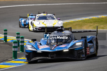 2024-06-09 - 35 MILESI Charles (fra), HABSBURG-Lothringen Ferdinand (aut), CHATIN Paul-Loup (fra), Alpine Endurance Team #35, Alpine A424, Hypercar, FIA WEC, action during the Free Practice 1 - Test Day of the 2024 24 Hours of Le Mans, 4th round of the 2024 FIA World Endurance Championship, on the Circuit des 24 Heures du Mans, on June 9, 2024 in Le Mans, France - 24 HEURES DU MANS 2024 - FREE PRACTICE 1 - TEST DAY - ENDURANCE - MOTORS