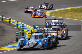 2024-06-09 - 25 KAISER Matthias (lie), CALDWELL Olli (gbr), DE ANGELIS Roman (can), Algarve Pro Racing, Oreca 07 - Gibson #25, LMP2, action during the Free Practice 1 - Test Day of the 2024 24 Hours of Le Mans, 4th round of the 2024 FIA World Endurance Championship, on the Circuit des 24 Heures du Mans, on June 9, 2024 in Le Mans, France - 24 HEURES DU MANS 2024 - FREE PRACTICE 1 - TEST DAY - ENDURANCE - MOTORS