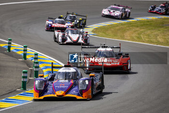 2024-06-09 - 23 KEATING Ben (usa), ALBUQUERQUE Filipe (prt), HANLEY Ben (gbr), United Autosports USA, Oreca 07 - Gibson #23 PRO/AM, LMP2, action during the Free Practice 1 - Test Day of the 2024 24 Hours of Le Mans, 4th round of the 2024 FIA World Endurance Championship, on the Circuit des 24 Heures du Mans, on June 9, 2024 in Le Mans, France - 24 HEURES DU MANS 2024 - FREE PRACTICE 1 - TEST DAY - ENDURANCE - MOTORS