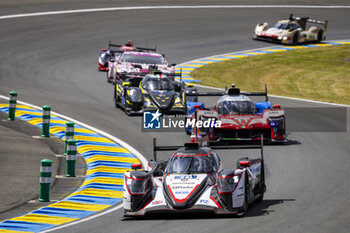 2024-06-09 - 10 CULLEN Ryan (gbr), PILET Patrick (fra), RICHELMI Stéphane (mco), Vector Sport, Oreca 07 - Gibson #10, LMP2, action during the Free Practice 1 - Test Day of the 2024 24 Hours of Le Mans, 4th round of the 2024 FIA World Endurance Championship, on the Circuit des 24 Heures du Mans, on June 9, 2024 in Le Mans, France - 24 HEURES DU MANS 2024 - FREE PRACTICE 1 - TEST DAY - ENDURANCE - MOTORS