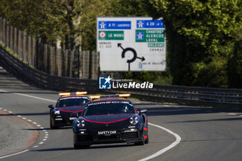 2024-06-09 - Safety Car during the Free Practice 1 - Test Day of the 2024 24 Hours of Le Mans, 4th round of the 2024 FIA World Endurance Championship, on the Circuit des 24 Heures du Mans, on June 9, 2024 in Le Mans, France - 24 HEURES DU MANS 2024 - FREE PRACTICE 1 - TEST DAY - ENDURANCE - MOTORS