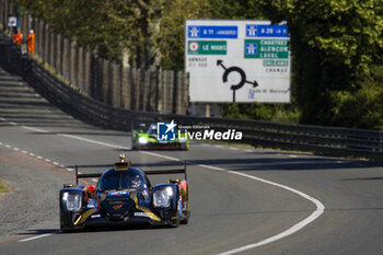 2024-06-09 - 24 SCHERER Fabio (swi), HEINEMEIER HANSSON David (dnk), SIMPSON Kyffin (usa), Nielsen Racing, Oreca 07 - Gibson #24, LMP2, action during the Free Practice 1 - Test Day of the 2024 24 Hours of Le Mans, 4th round of the 2024 FIA World Endurance Championship, on the Circuit des 24 Heures du Mans, on June 9, 2024 in Le Mans, France - 24 HEURES DU MANS 2024 - FREE PRACTICE 1 - TEST DAY - ENDURANCE - MOTORS