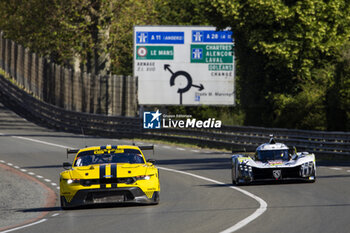2024-06-09 - 44 HARTSHORNE John (gbr), TUCK Ben (ger), MIES Christopher (ger), Proton Competition, Ford Mustang LMGT3, LMGT3, action during the Free Practice 1 - Test Day of the 2024 24 Hours of Le Mans, 4th round of the 2024 FIA World Endurance Championship, on the Circuit des 24 Heures du Mans, on June 9, 2024 in Le Mans, France - 24 HEURES DU MANS 2024 - FREE PRACTICE 1 - TEST DAY - ENDURANCE - MOTORS