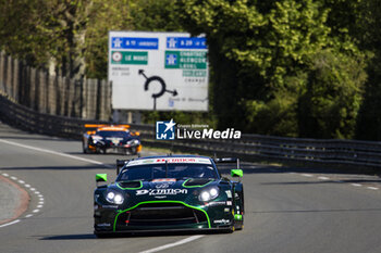 2024-06-09 - 777 SORENSEN Marco (dnk), BASTARD Erwan (fra), HOSHINO Satoshi (jpn), D'Station Racing, Aston Martin Vantage GT3 #777, LM GT3, FIA WEC, action during the Free Practice 1 - Test Day of the 2024 24 Hours of Le Mans, 4th round of the 2024 FIA World Endurance Championship, on the Circuit des 24 Heures du Mans, on June 9, 2024 in Le Mans, France - 24 HEURES DU MANS 2024 - FREE PRACTICE 1 - TEST DAY - ENDURANCE - MOTORS