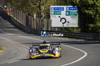 2024-06-09 - 65 SALES Rodrigo (usa), BECHE Mathias (swi), HUFFAKER Scott (usa), Panis Racing, Oreca 07 - Gibson #65, LMP2 PRO/AM, action during the Free Practice 1 - Test Day of the 2024 24 Hours of Le Mans, 4th round of the 2024 FIA World Endurance Championship, on the Circuit des 24 Heures du Mans, on June 9, 2024 in Le Mans, France - 24 HEURES DU MANS 2024 - FREE PRACTICE 1 - TEST DAY - ENDURANCE - MOTORS
