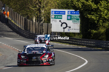 2024-06-09 - 87 HAWKSWORTH Jack (gbr), KIMURA Takeshi (jpn), MASSON Esteban (fra), Akkodis ASP Team, Lexus RC F GT3 #87, LM GT3, FIA WEC, action during the Free Practice 1 - Test Day of the 2024 24 Hours of Le Mans, 4th round of the 2024 FIA World Endurance Championship, on the Circuit des 24 Heures du Mans, on June 9, 2024 in Le Mans, France - 24 HEURES DU MANS 2024 - FREE PRACTICE 1 - TEST DAY - ENDURANCE - MOTORS
