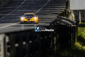 2024-06-09 - 91 LIETZ Richard (aut), SCHURING Morris (nld), SHAHIN Yasser (aus), Manthey EMA, Porsche 911 GT3 R #91, LM GT3, FIA WEC, action during the Free Practice 1 - Test Day of the 2024 24 Hours of Le Mans, 4th round of the 2024 FIA World Endurance Championship, on the Circuit des 24 Heures du Mans, on June 9, 2024 in Le Mans, France - 24 HEURES DU MANS 2024 - FREE PRACTICE 1 - TEST DAY - ENDURANCE - MOTORS