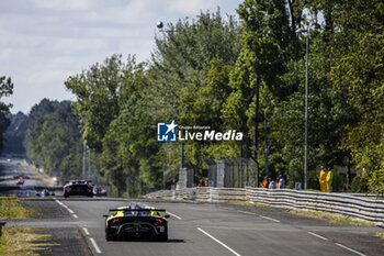 2024-06-09 - 60 SCHIAVONI Claudio (ita), CRESSONI Matteo (ita), PERERA Franck (fra), Iron Lynx, Lamborghini Huracan GT3 Evo2 #60, LM GT3, FIA WEC, action during the Free Practice 1 - Test Day of the 2024 24 Hours of Le Mans, 4th round of the 2024 FIA World Endurance Championship, on the Circuit des 24 Heures du Mans, on June 9, 2024 in Le Mans, France - 24 HEURES DU MANS 2024 - FREE PRACTICE 1 - TEST DAY - ENDURANCE - MOTORS